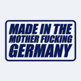 Nlepka s textom Made In The Mother Fucking Germany