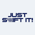 Samolepka s npisom Just Shift It!
