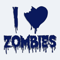 Samolepka npis I Love Zombies na auto