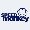 Nlepka na auto s npisom Speed monkey