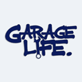 Nlepka s textom Garage Life