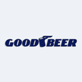 Nlepka s npisom goodbeer logo