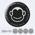 Sada 3D nlepiek na stredy kolies - SPEED MONKEY