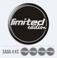 Sada 3D nlepiek na stredy kolies - LIMITED EDITION