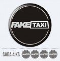 Sada 3D nlepiek na stredy kolies - Fake Taxi
