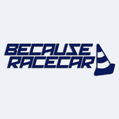 Nálepka na auto s nápisom Beacuse Racecar
