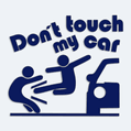 Samolepka Don´t Touch My Car na auto
