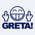 Nlepka na auto Fuck You GRETA!