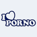 Nlepka na auto s npisom I love porno