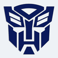 Nálepka na auto logo Transformers