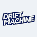 Nálepka na auto s nápisom Drift machine
