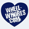 Nlepka na auto s npisom Wheel Whores Com