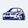 Nálepka na auto karikatúra BMW