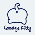 Nlepka na auto Goodbye Kitty