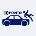 Nlepka na auto 10 Points!