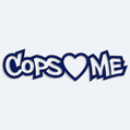 Nlepka na auto s npisom Cops love me