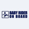 Polep na auto s npisom Baby rider on board