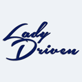 Nálepka s nápisom Lady Driven