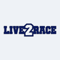 Nálepka s nápisom Live 2 Race
