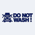 Nlepka s textom do not wash