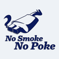 Nlepka s textom no smoke no poke