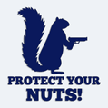 Nálepka Protect your nuts na auto
