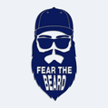 Nálepka Fear the Beard na auto
