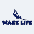 Nlepka s npisom wake life