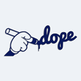 Nlepka s npisom dope