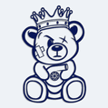 Nlepka na auto King Bear