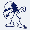 Nlepka Snoopy na auto