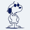Nlepka na auto Snoopy hood
