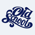 Nlepka s npisom OldSchool