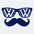 Nlepka na auto VW okuliare