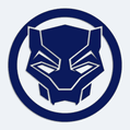 Samolepka na auto Black Panther