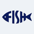 Nlepka s npisom FISH