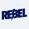 Nlepka na auto s npisom rebel