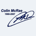 Nlepka na auto s npisom Colin McRae