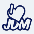 Samolepka jdm love na auto