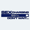 Nálepka na auto s nápisom Sex Charging