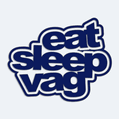 Polep na auto s nápisom Eat sleep vag