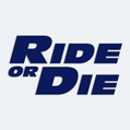 Polep na auto s nápisom Ride or Die