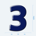 Plastick 3D nlepka - slica 3