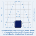 Plastick 3D nlepka - (znak) bodka